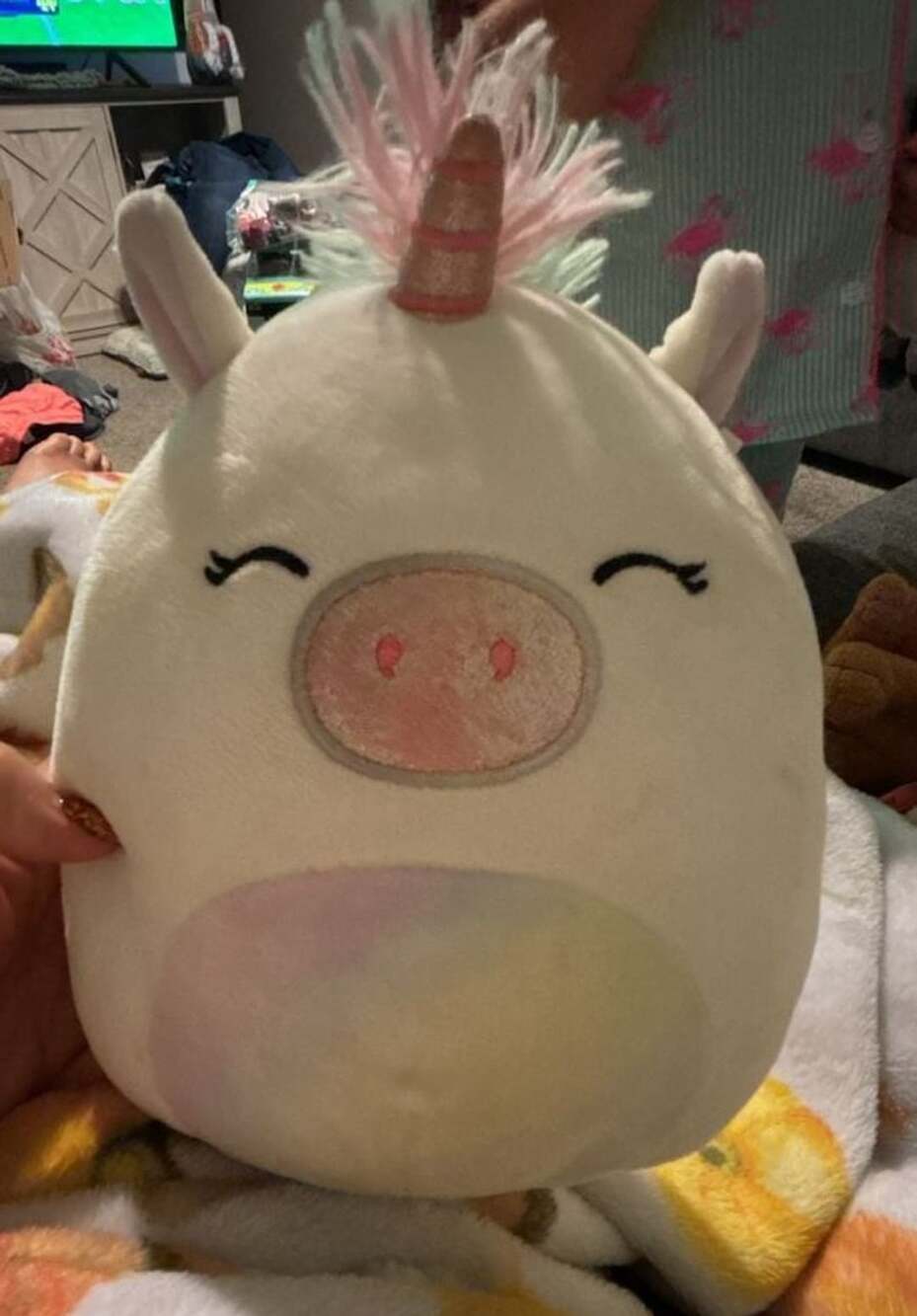 Squishmallow Sofia 7" unicorn rainbow pastel Kellytoy plush UWT 2021